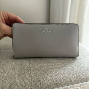 Kate Spade Light Gray Card Holder